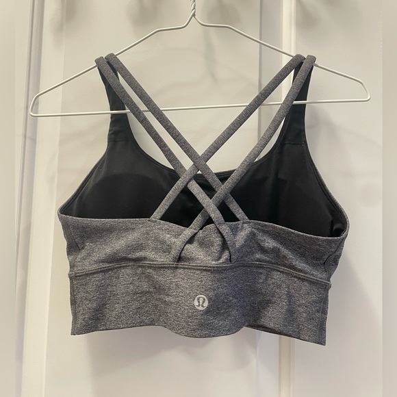 Lululemon Energy Bra in Heather Grey, Size 6 - Picture 3 of 3